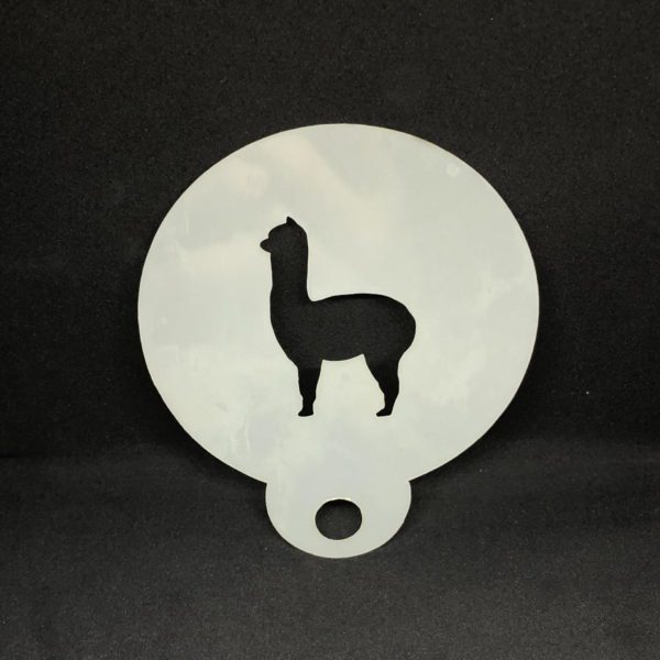 alpaca stencil