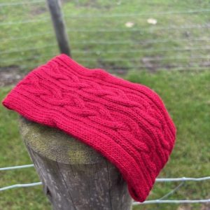 Reversible Cable Headband