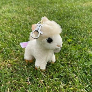 Buttercup Alpaca Keyring