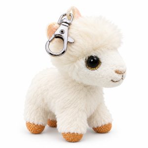 Buttercup Alpaca Keyring
