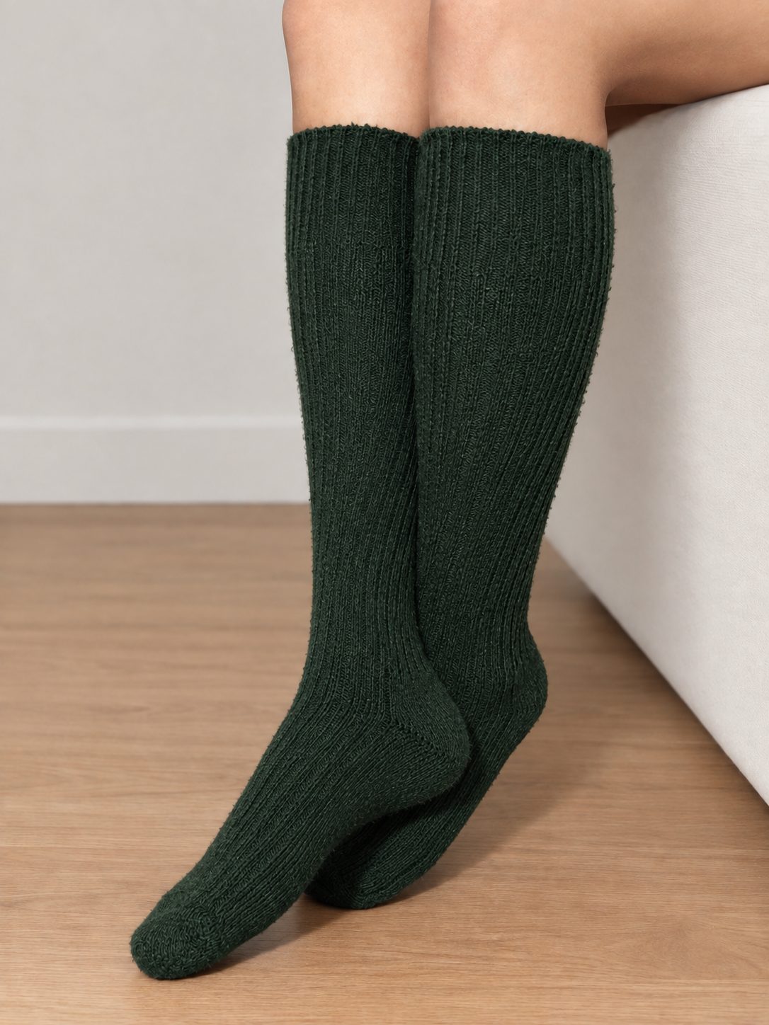 Green Long Boot Socks